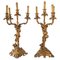 Candelabras in Gilded and Chiseled Bronze, Set of 2, Image 1