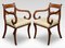 Regency Mahogany Carver Armchairs, Set of 2, Image 1