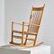 J16 Oak Rocking Chair by Hans J. Wegner for FDB Furniture, 1970s, Image 1