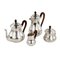 French Tea and Coffee Service in Silver Plated Metal, Set of 4, Image 2