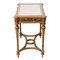 Napoleon III Carved Showcase Table in Gilded Wood, Image 3