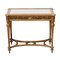Napoleon III Carved Showcase Table in Gilded Wood, Image 1