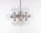 Space Age Sputnik Atomium Glass Chandelier attributed to Cosack, Germany, 1970s, Image 4