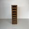 Mid-Century Oak 8 Drawer Haberdashery Cabinet 4