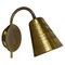 Italian Brass Theatre Wall Light Sconces by Gio Ponti in the style of Stilnovo, Italy, 1950s 1