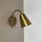 Italian Brass Theatre Wall Light Sconces by Gio Ponti in the style of Stilnovo, Italy, 1950s, Image 2