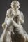 Statua in alabastro e marmo rappresentante Elena e Parigi, inizio XX secolo, Immagine 10