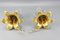 Art Deco French Gilt Bronze and Clear Glass Ceiling Lights, 1920s, Set of 2, Image 18
