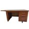 Mahogany Executive Office Desk with Leather Top from Durrant, 1940s, Image 1