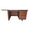 Mahogany Executive Office Desk with Leather Top from Durrant, 1940s 2