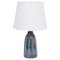 Tall Blue Model 1042 Table Lamp in Stoneware by Einar Johansen for Søholm, 1960s, Image 1