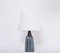 Tall Blue Model 1042 Table Lamp in Stoneware by Einar Johansen for Søholm, 1960s 2