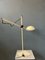 Mid-Century Adjustable White Desk Lamp, 1970s, Image 1