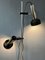 Mid-Century Floor Lamp with Two Black and Chrome Spots, 1970s 4