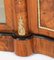 Antique Victorian Serpentine Burr Walnut Marquetry Credenza, 19th Century, Image 11