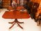 Antique Regency Revival Triple Pillar Dining Table, 19th Century 13