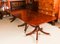 Antique Regency Revival Triple Pillar Dining Table, 19th Century 10