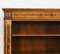 Antique Victorian Burr Walnut & Inlaid Breakfront Open Bookcase, 19th Century, Image 12