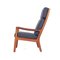 Danish Senator Armchair with Footstool by Ole Wanscher for Cado Mobler, 1960s, Set of 2, Image 5