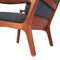 Danish Senator Armchair with Footstool by Ole Wanscher for Cado Mobler, 1960s, Set of 2, Image 18