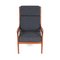 Danish Senator Armchair with Footstool by Ole Wanscher for Cado Mobler, 1960s, Set of 2, Image 10