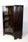 Art Deco Palisander Display Cabinet with Curved Glass Panel, France, 1930s, Image 16