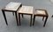 Nesting Tables by Severin Hansen for Haslev, 1960s, Set of 3 4
