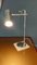 Lámpara de mesa de acero cromado, Italia, años 60, Imagen 2