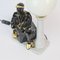 Ceramic Lamp with Gold from Film Director., 1970s, Image 12