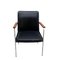 Vintage Armchair in Chrome and Leather from Mauser, Image 2