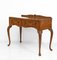 Queen Anne Burr Walnut Server Console Table, 1930s, Image 1