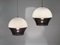 Space Age Acrylic Hanging Lamps, 1970s, Set of 2 10