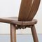 Brutalist Dining Chairs in Oak by De Puydt, 1970s, Set of 6 9