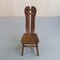 Brutalist Dining Chairs in Oak by De Puydt, 1970s, Set of 6 7
