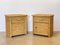 Bedside Tables in Wicker and Bamboo, 1970s, Set of 2 1