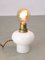 Mid-Century Italian Brass and Opaline Table Lamp 2