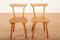 Juego de sillas para niños. Patas, asiento y respaldo de madera (precio fijo) de. Jacob Müller para Wohnhilfe, 1944. de Jacob Müller. Juego de 2, Imagen 2