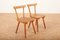 Juego de sillas para niños. Patas, asiento y respaldo de madera (precio fijo) de. Jacob Müller para Wohnhilfe, 1944. de Jacob Müller. Juego de 2, Imagen 1
