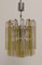 Lámpara de araña vintage de cristal de Murano, años 60, Imagen 6