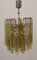 Lámpara de araña vintage de cristal de Murano, años 60, Imagen 7