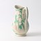 19th Century White and Green Ceramic Jug by Boch Freres Keramis for Boch Frères, Image 4