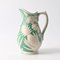 19th Century White and Green Ceramic Jug by Boch Freres Keramis for Boch Frères, Image 1