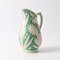 19th Century White and Green Ceramic Jug by Boch Freres Keramis for Boch Frères 3