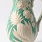 19th Century White and Green Ceramic Jug by Boch Freres Keramis for Boch Frères, Image 2
