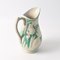 19th Century White and Green Ceramic Jug by Boch Freres Keramis for Boch Frères 8