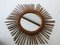 Vintage French Bamboo and Rattan Mirror, 1960s 2