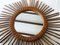 Vintage French Bamboo and Rattan Mirror, 1960s 4