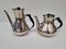 Silver-Plated Tea & Coffee Pot, Denmark, 1950s, Set of 2, Image 1