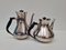 Silver-Plated Tea & Coffee Pot, Denmark, 1950s, Set of 2, Image 4
