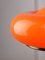 Lámpara colgante era espacial de latón naranja y vidrio acrílico, años 70, Imagen 10